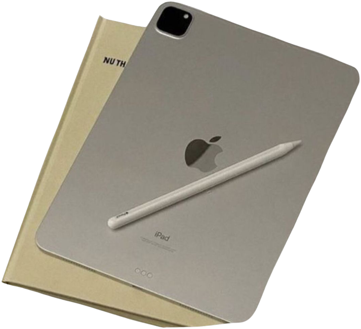 iPad and notebook for planning