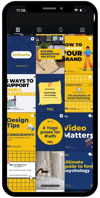 Instagram before – portfolio showcase